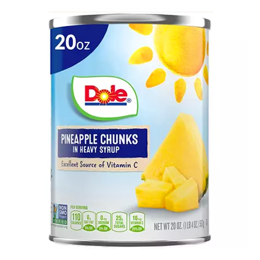 Canned Chunks Pineapple – 20 oz (567 gr)